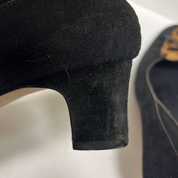 Proxy suede shoes with animal print fronts. Size 10 - Picture 9 of 10